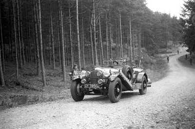 Keith Schellenberg Hamish Moffat Bentley 1930 tourer World Cup Ral- Old Photo 3
