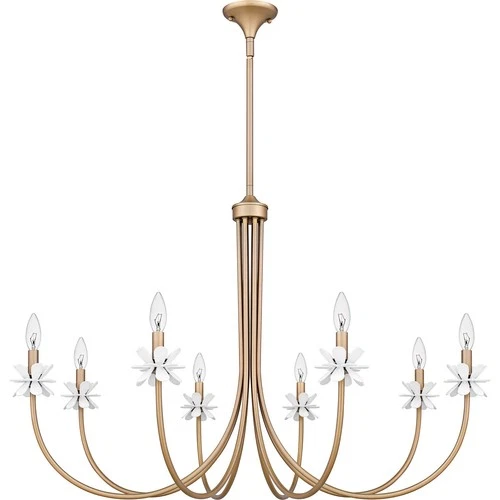 Bronze Gold  Chandelier from the Remy Collection - Picture 2 of 6