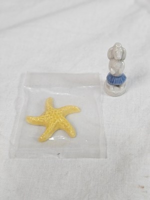 Wade Figurines Red Rose Tea Poodle & Star Fish