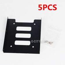 5CPS 2.5 to 3.5 Bay SSD Metal Hard Drive HDD Mounting Bracket Adapter Dock Tray