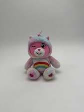 Care Bears Pink Cheer Bear Plush 7" Basic Fun Stuffed