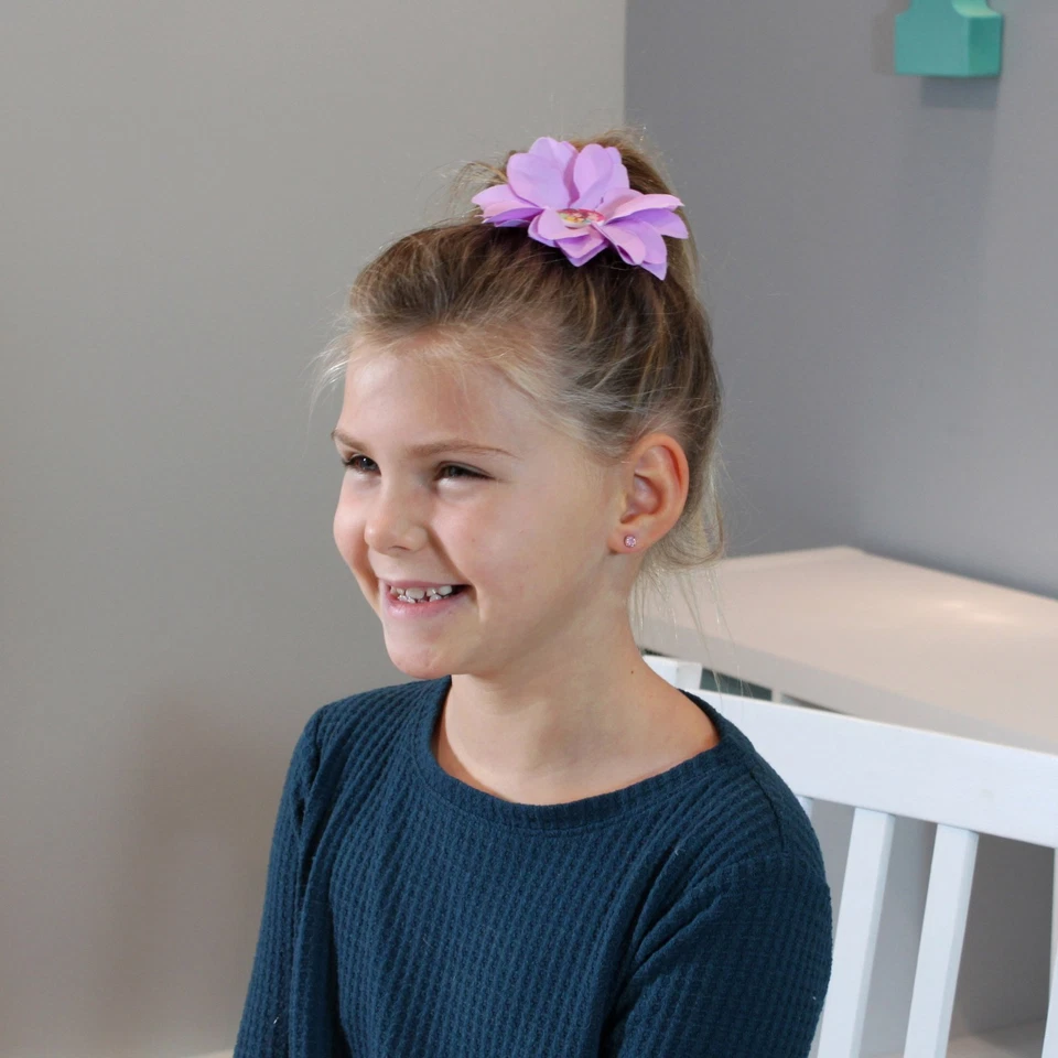 Disney Princess Purple Flower Hair Clip Accessory for Girls Dress Up - Image 2 of 3