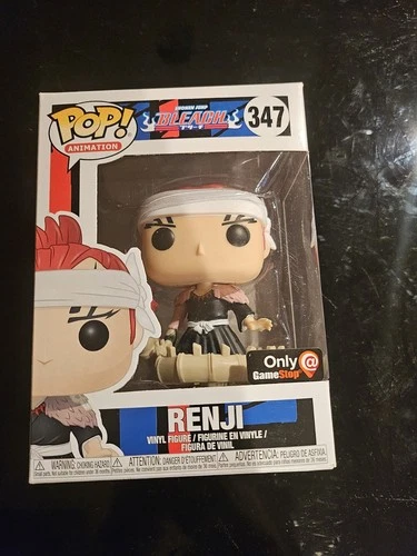 Funko Pop! Vinyl Bleach Renji #347 Animation GameStop Exclusive Figure