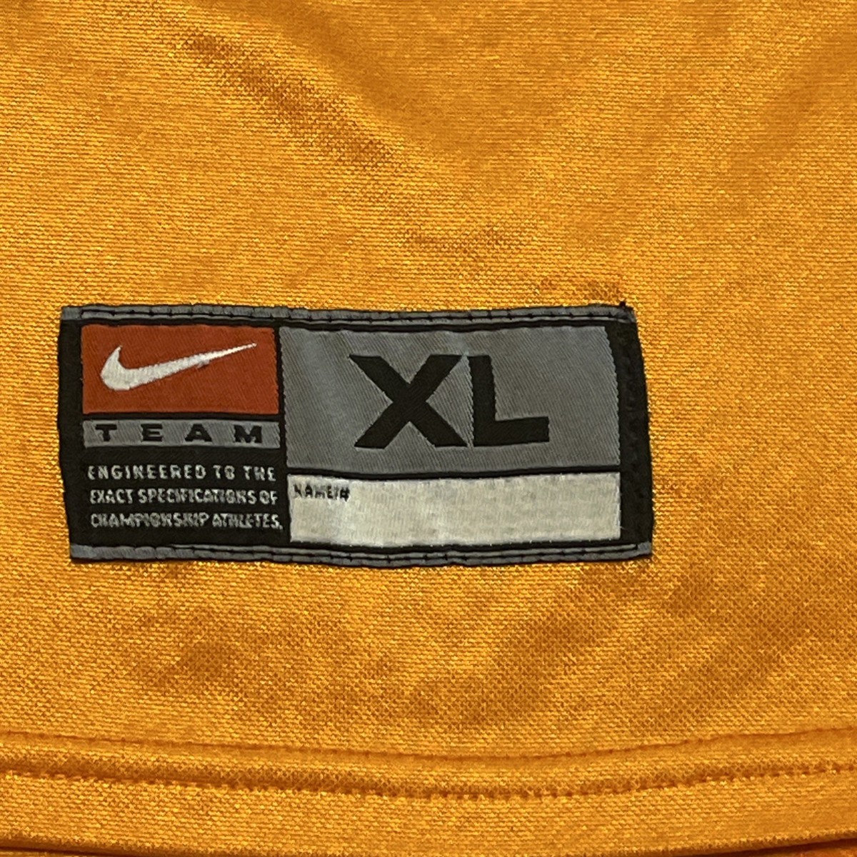 Vintage 90's Nike Jersey Goalkeeper Size X-Large Neon Orange And