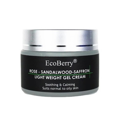 EcoBerry Rose Sandalwood Saffron Light Weight Gel Cream 50gm
