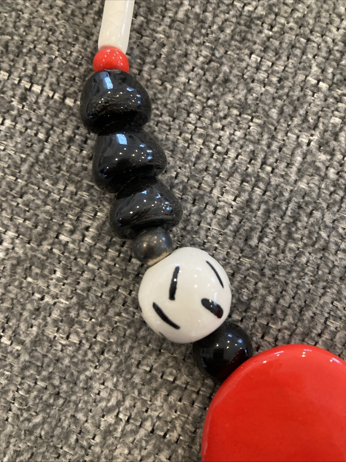 Ruby Z Candace Loheed Red Heart Statement Necklac… - image 13