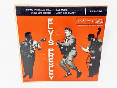ELVIS PRESLEY ''Shake Rattle And Roll'' EPA-830 45RPM w/Picture Sleeve, 1956, VG+