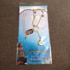 The Little Mermaid Bag Charm Necklace Disney Unopened