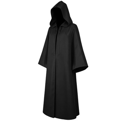 Halloween Cosplay Costume Robe Cloak Men Hooded Robe Cloak Knight Fancy Cool Cos