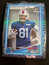 2025 Donruss Optic Football Blue Satrs Parallel RC Kaden Prather #291 Bills