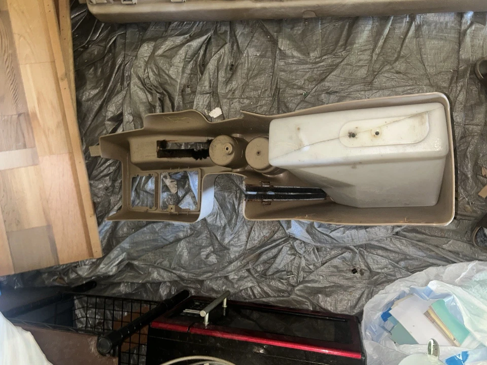 Jeep Wrangler TJ 1997 1998 1999 2000 2001 2002 OEM consola central bronceada 1 pieza Foto 4 de 4