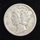 1944 Mercury Dime 90% Silver Pre-1965 Circulated Condition US Coin 17-4