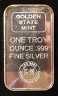 1 Ounce Silver Bar .999 Fine Silver