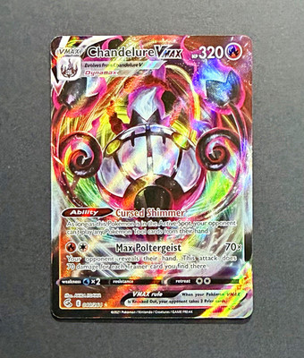Chandelure VMAX - 040/264 Swsh08: Fusion Strike - Ultra Rare Full Art - NM