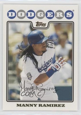 2008 Topps Update Gold Foil Manny Ramirez #UH237 0o1