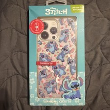 Funda para teléfono Disney Lilo Stitch brillo iPhone 16 Pro Max