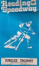 Jubilee Trophy 1976, Reading Speedway programme Olsen, Lee, Jessup, Betts, Davis