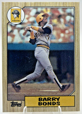 1987 Topps Barry Bonds #320 Pittsburgh Pirates Future HOF