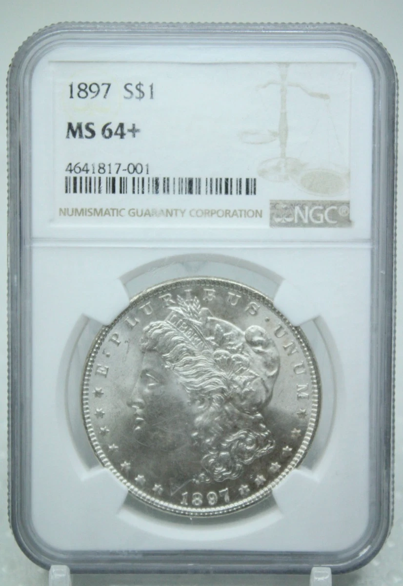 1897年 スウェーデン 銀貨 2クローナ NGC MS 64 1897年 スウェーデン