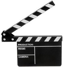 Movie chalk Clapboard, Film Production Director's Slateboard Clapper, 8"x10.5...