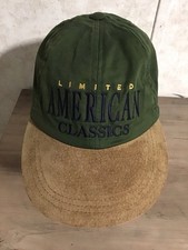 Vintage Limited American Classics Baseball Cap 100 % Cotton Green/Suede Bill