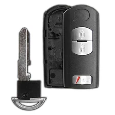 Key Fob Remote 3b Smart Shell Case Replacement for Mazda WAZSKE13D01