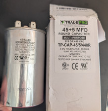 TradePro 45 5 MFD 370/440V Round Motor Run AC Capacitor