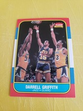 1986-87 Fleer - Darrell Griffith #42 Utah Jazz Sharp Corners and Edges NM NBA