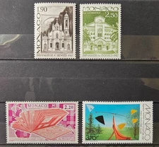 5418 - MONACO - MICHEL# 1802 - 1803, 1806, 1807 - MNH