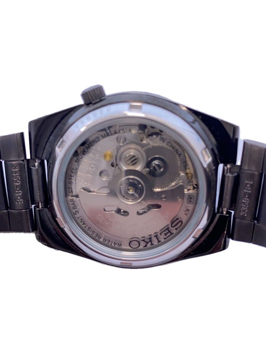 SEIKO 5 7S26-02T0 Analog Wristwatch Automatic Winding Black