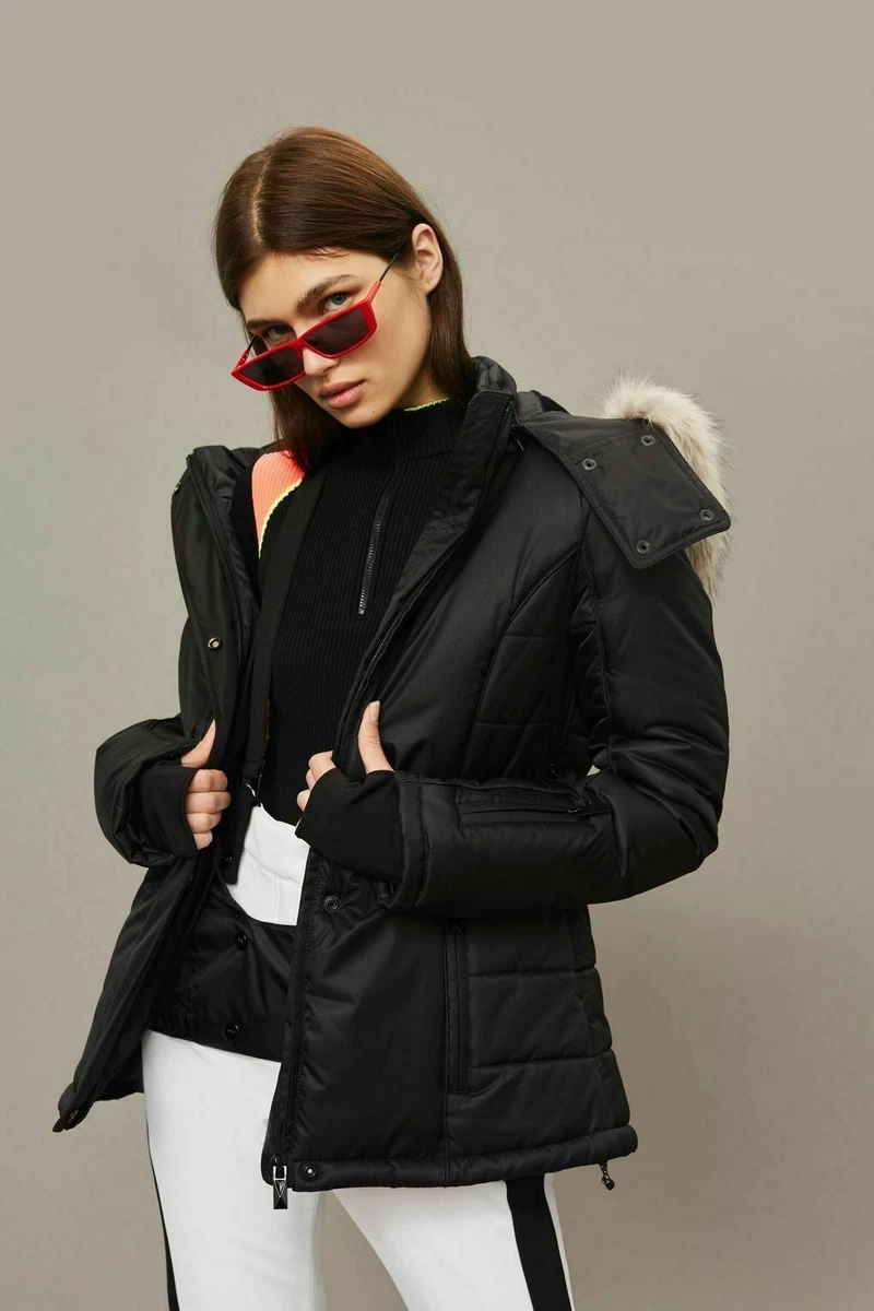 TopShop Black Sno Ski Jacket UK6 EUR34 US2