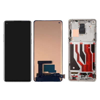 Oled Display Assembly OLED Touch Screen Digitizer Assembly for Oneplus 8 w/ Frame Display ...