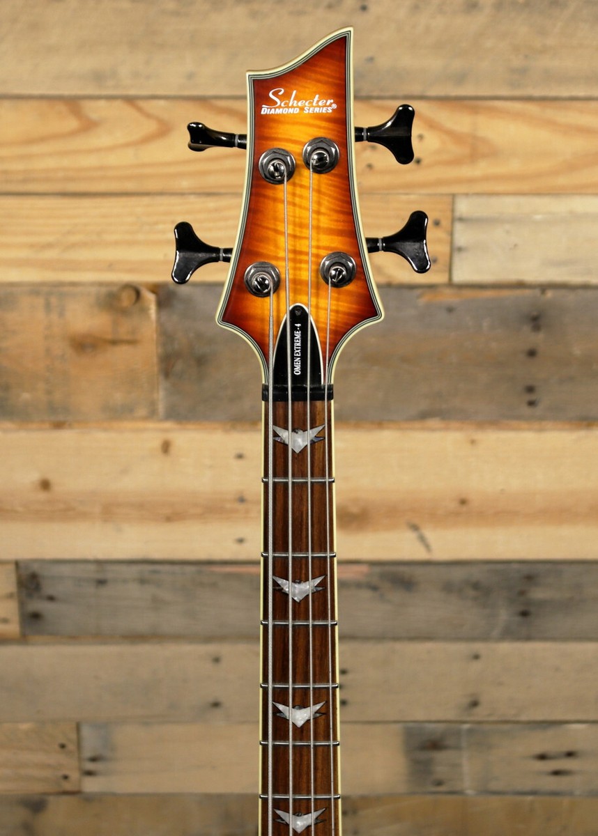 【11252】SCHECTER diamond series EXTREME-4 Schecter OMEN-EXTREME-4-BCH Black Cherry 4 String Bass with