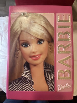 Mattel Barbie Fashion Wardrobe Doll Trunk Carrying Case 2003 | eBay