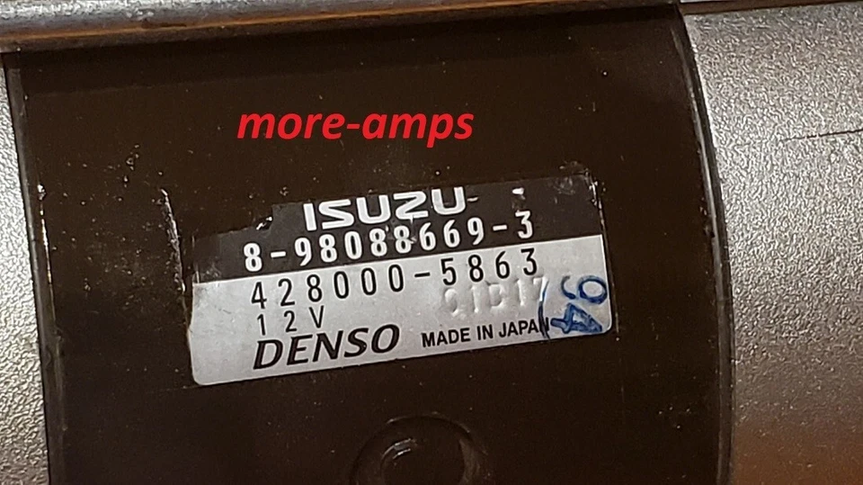 ISUZU STARTER GENUINO 19201 NPR NQR GMC 5,2 L 4HK1 428000-5860 428000-5861 Foto 2 de 4