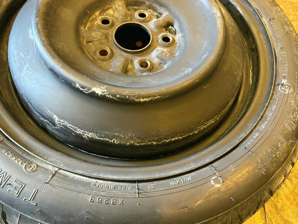 NUEVO NEUMÁTICO DE RUEDA DE REPUESTO TOYOTA CAMRY 2007-2011, T155/70D17 110M, ORIGINAL OEM Foto 2 de 4