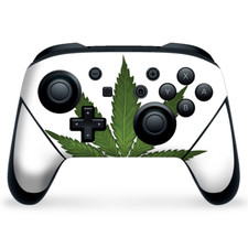 Nintendo Switch Pro Controller Skin Decal Vinyl Wrap - Pot Weed Marijuana Bud