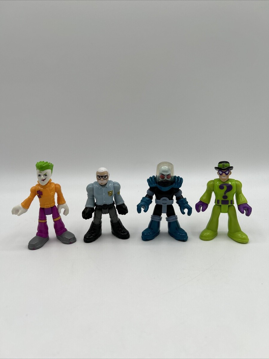 Imaginext DC Super Friends Batman Villains Lot - Joker, Freeze