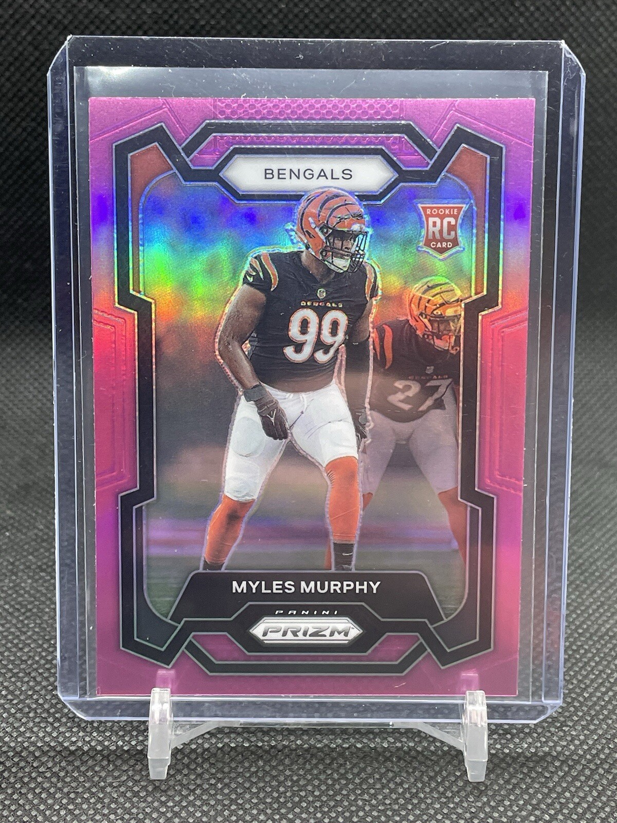 2023 Panini Prizm - Rookies Pink Prizm #320 Myles Murphy (RC)