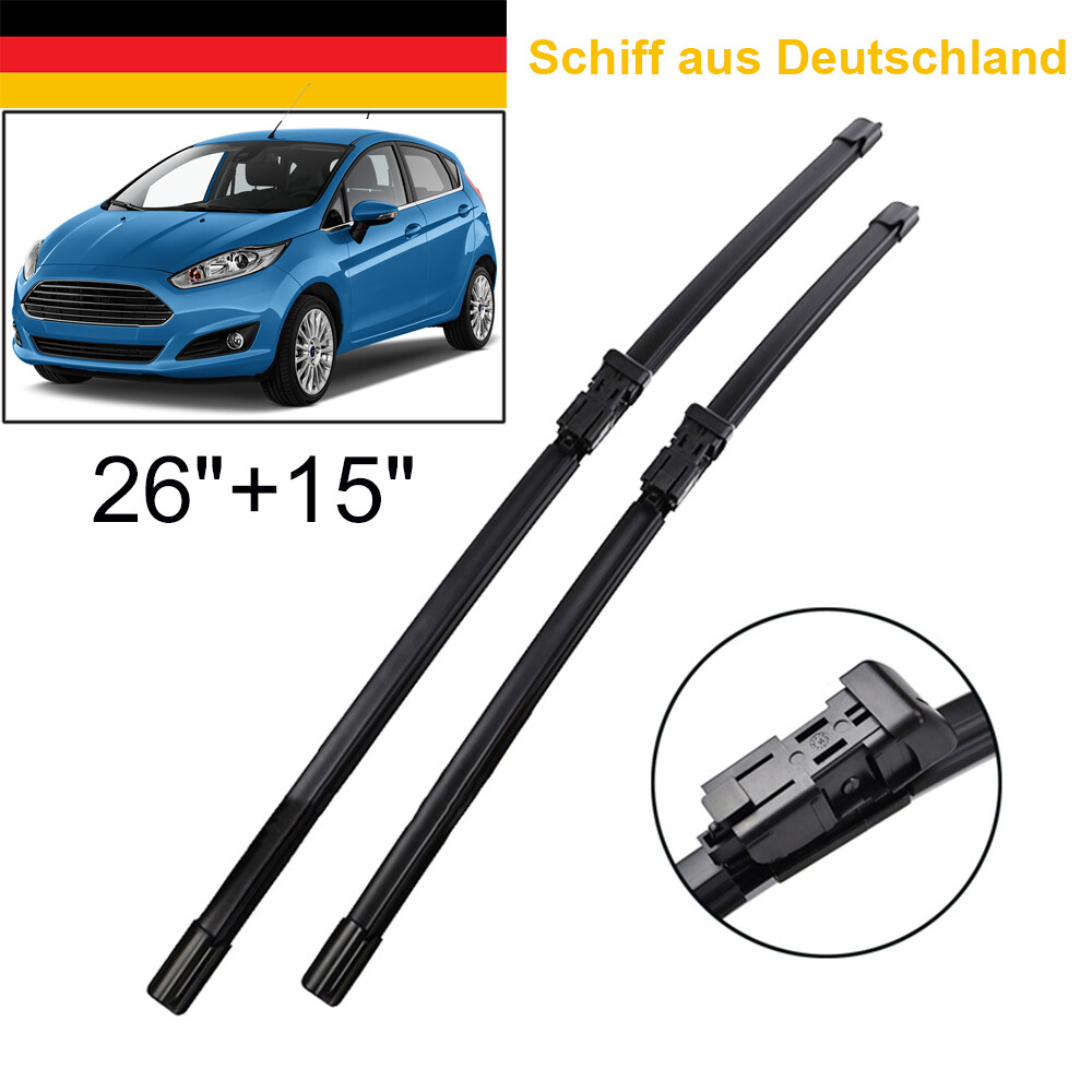 Scheinwerfer Set Für Ford Fiesta JA8 2008- - Halogenscheinwerfer Schwarz Mit LWR