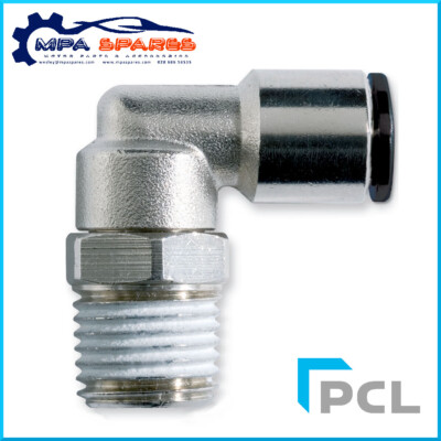 PCL SCHWENKBOGEN R 1/4 GEWINDE AUF A 8mm AUSSENDURCHMESSER - PSE802