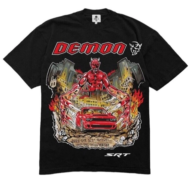 NWT 2021 WARREN LOTAS When The Dust Settles Dodge SRT Black T-shirt MEN sz M