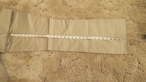 Dickies Girl's Wide Band Stretch Fabric Classic Fit Sz 11RG Khaki Pants 32.5x 32 - Picture 4 of 9