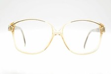 Vintage Terri Brogan 8786 Optyl Brown Black Oval Glasses Frame NOS