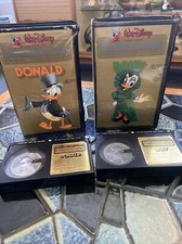 Walt Disney Cartoon Classics Limited Gold Edition Betamax Videos DONALD DAISY