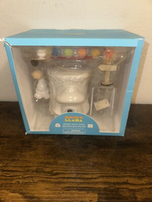 Mondo Llama Paint-Your-Own Ceramic Gnome Garden DIY Art Kit BOX DAMAGE