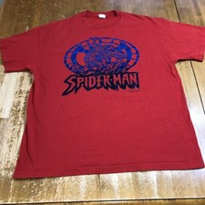 Vintage 2002 Marvel Spider-man T-shirt Red XL