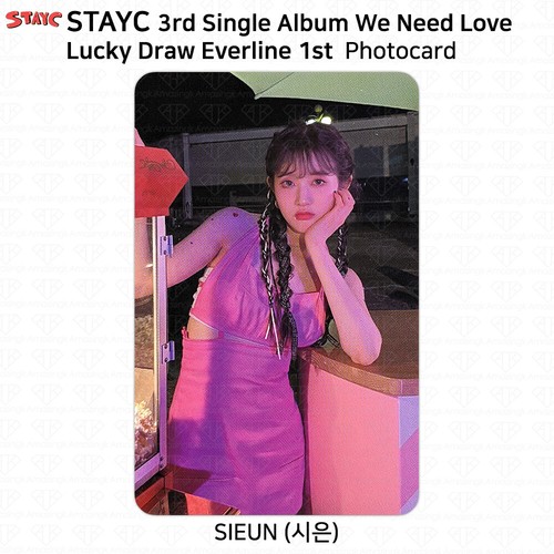 StayC 3rd Single Album We Need Love Photocard Lucky Draw Apple Everline Withmuu - Picture 5 of 95