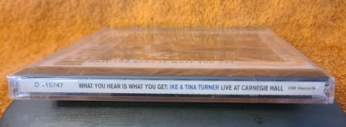 Ike and Tina Turner Live Carnegie Hall New Sealed CD What You Hear Is What You - Picture 6 of 9