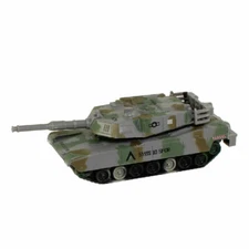 RI Novelty - Pull Back Die-Cast Metal Vehicle - TANK (Gray Camo - 10SFOR)(4.5 in
